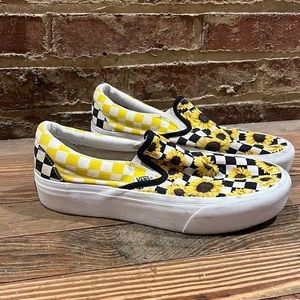 custom sunflower vans